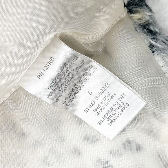 Betsey Johnson Toddler Faux Fur Coat Jacket Cheetah Leopard Cozy Designer Size 5 - Picture 6 of 9